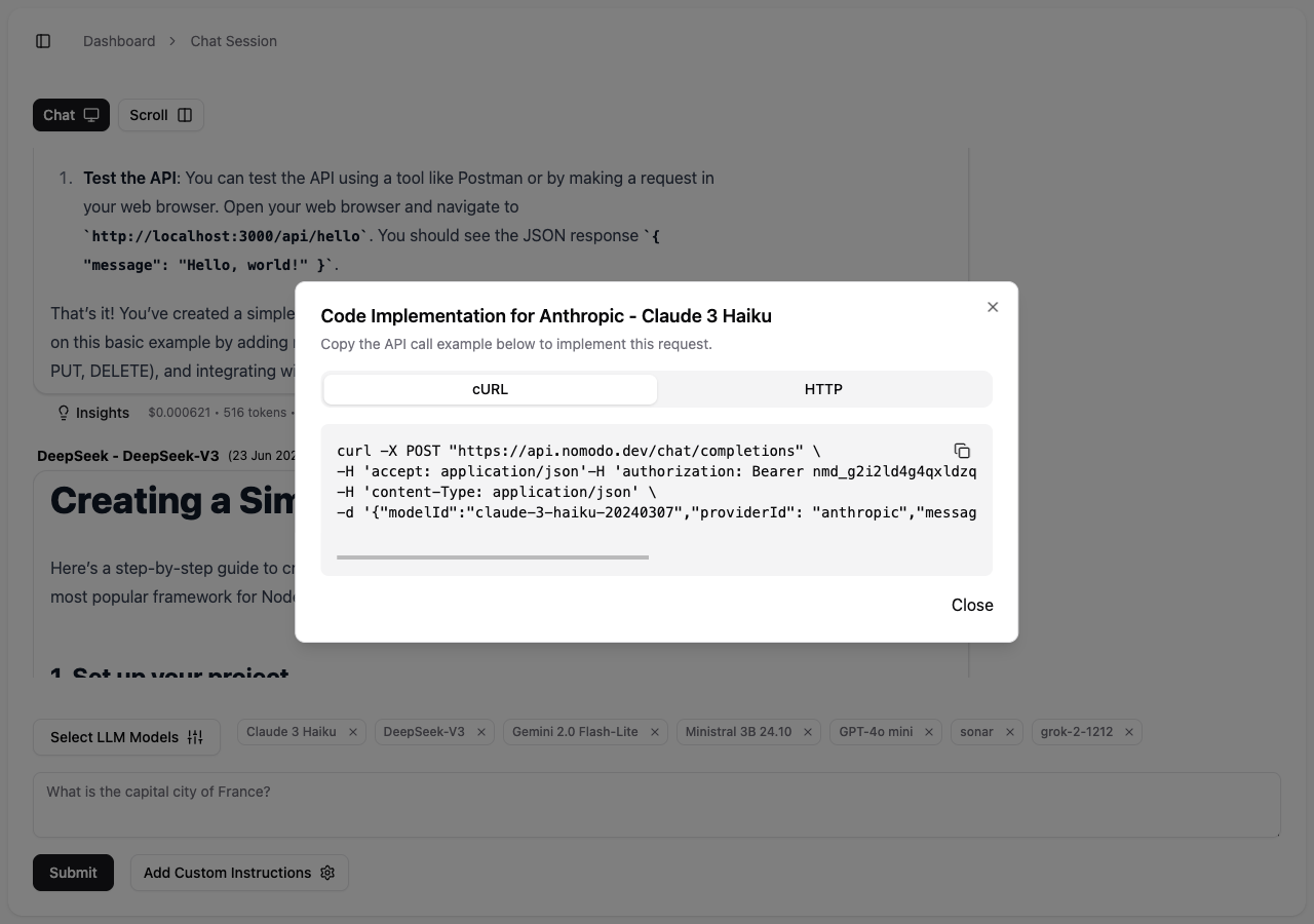 Code Integration